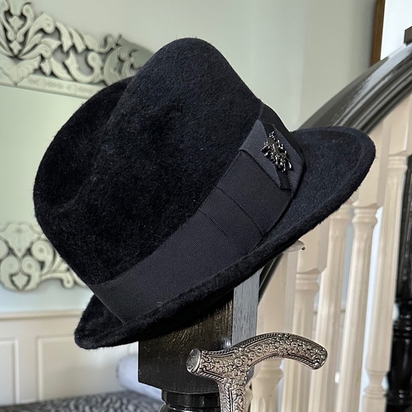 Philip Treacy Wool Boucle' Trilby BNIB - Picture 3 of 15